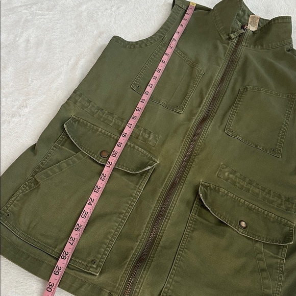 Duluth DuluthFlex Fire Hose Coolmax Utility Workwear Gardening Vest Green L Gorp - Picture 6 of 10